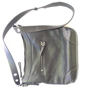 Vintage Leather Coach Shoulder Bag